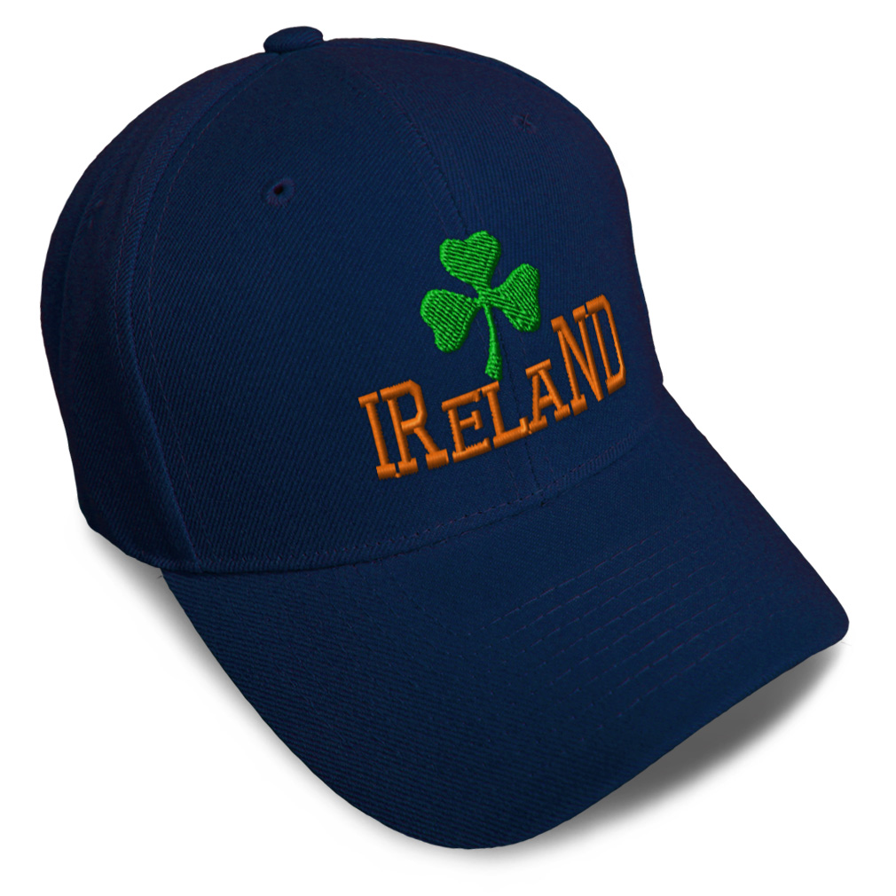 Baseball Cap Ireland Irish Embroidery Acrylic Dad Hats for Men & Women