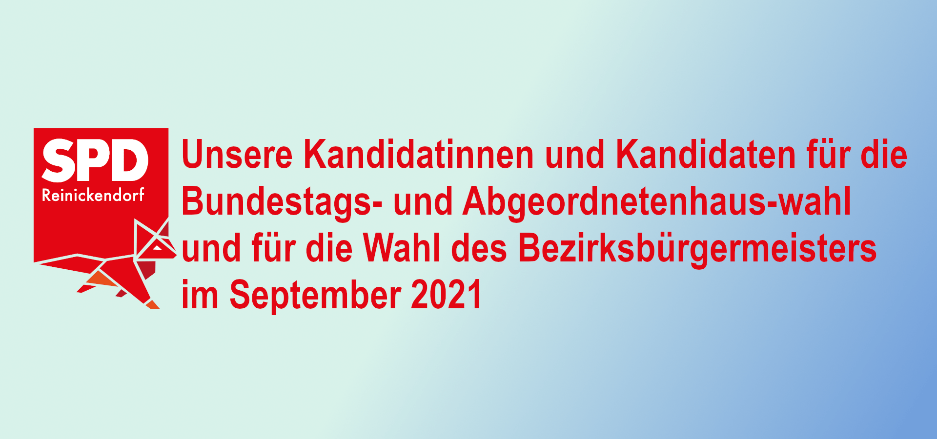 bvv wahl berlin 2023 Wahlen 2021 - Spd Reinickendorf