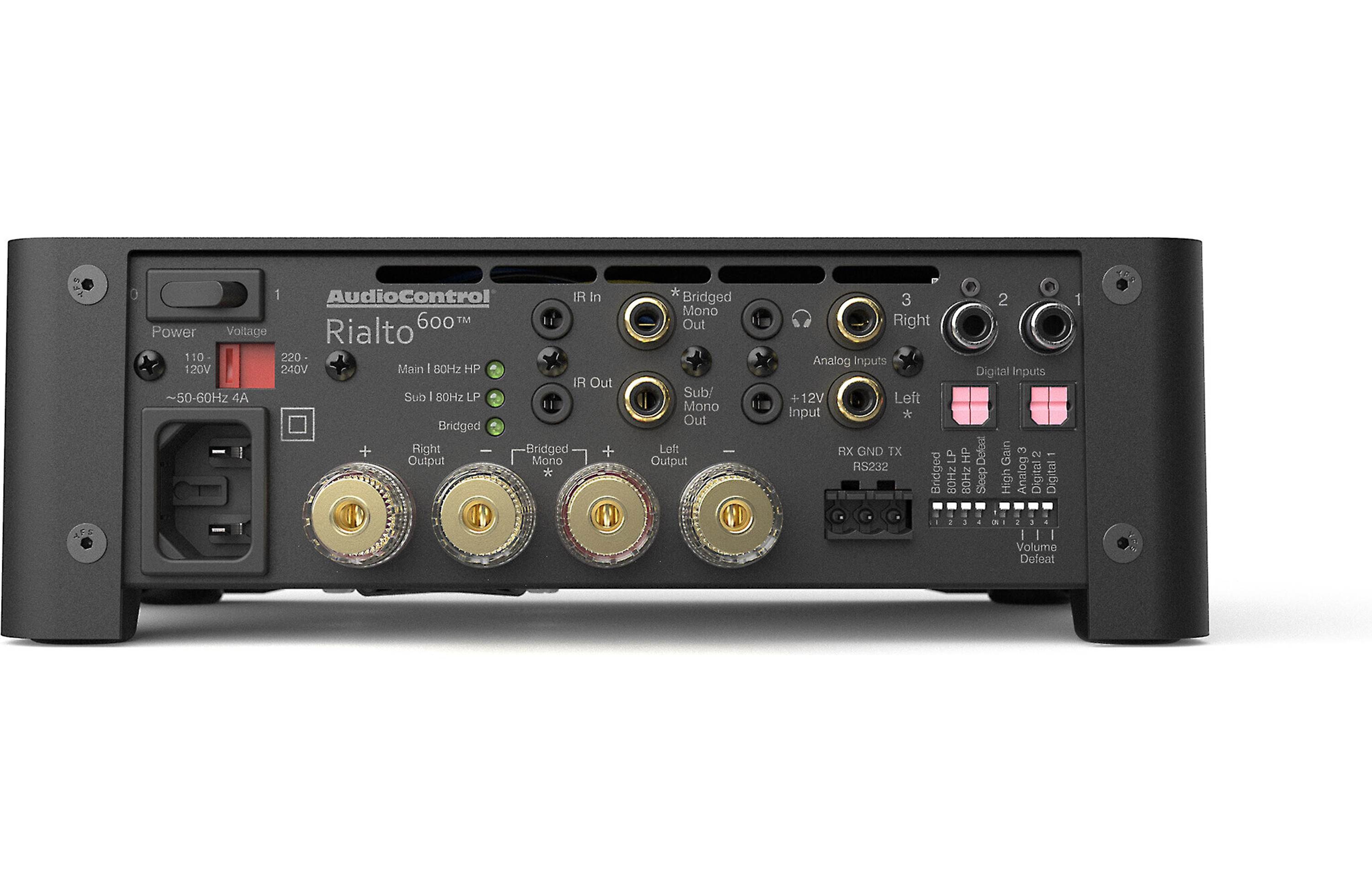 AudioControl Rialto 600 Integrated Amplifier Review and Specs