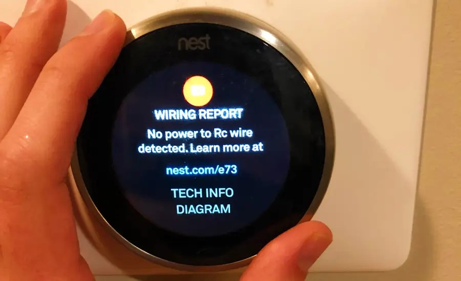 How To Fix Nest No Power Rc Wire E73 Error 2022