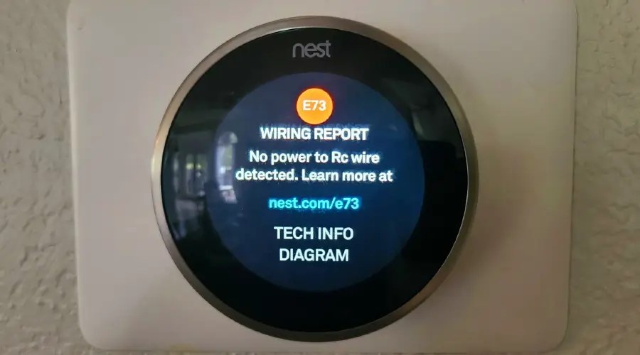 How to Fix Nest No Power to RC Wire? Nest E73 Error (2023)