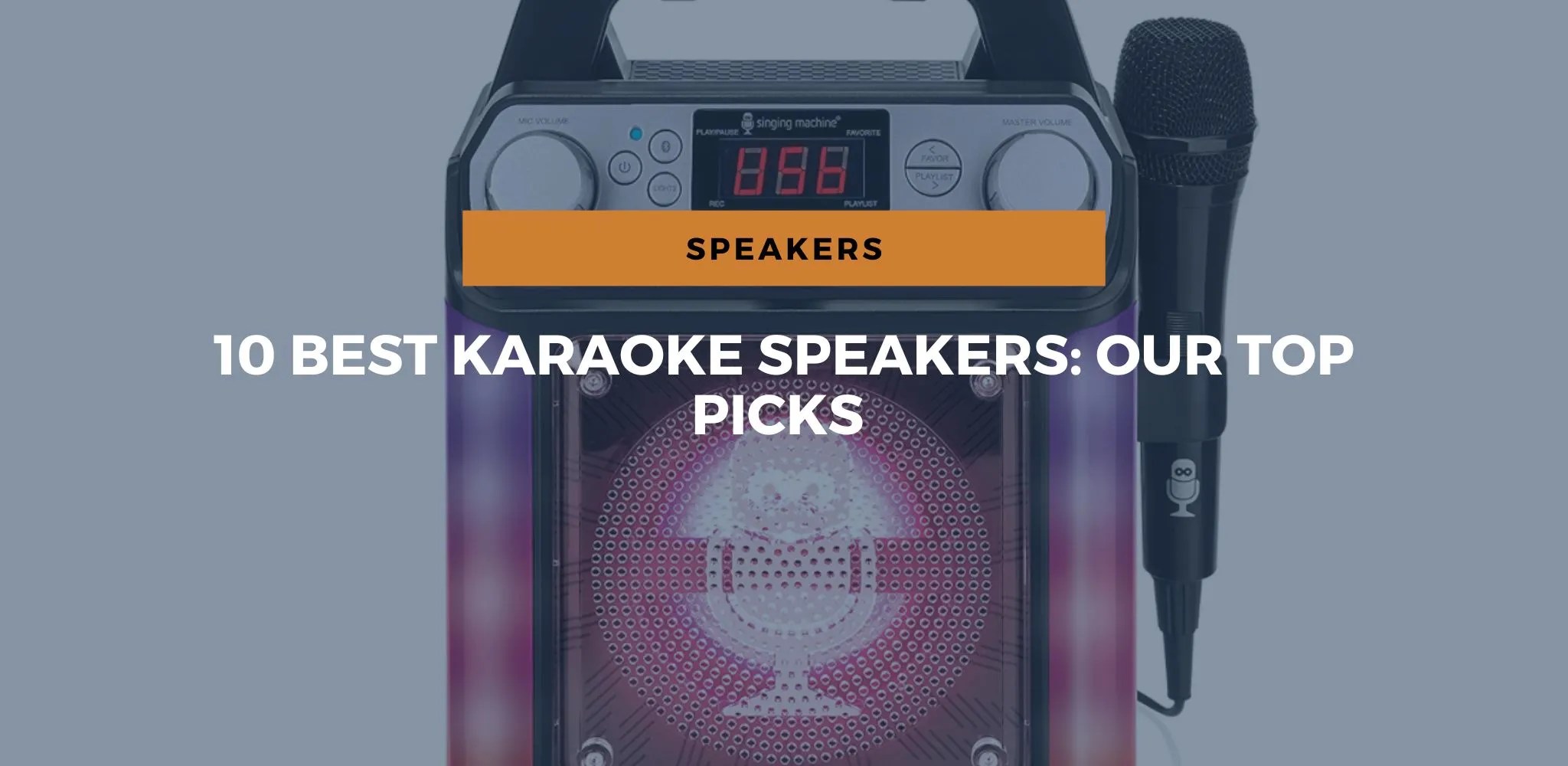 Best Karaoke Speakers Our Top Picks In 2023