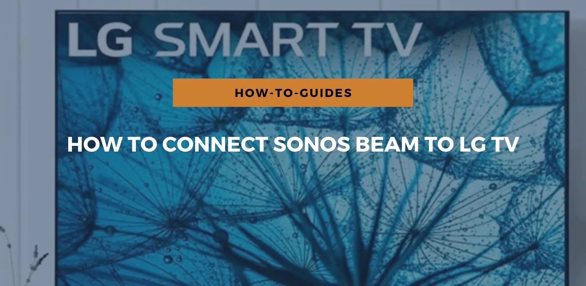 How To Connect Sonos Beam To LG TV?