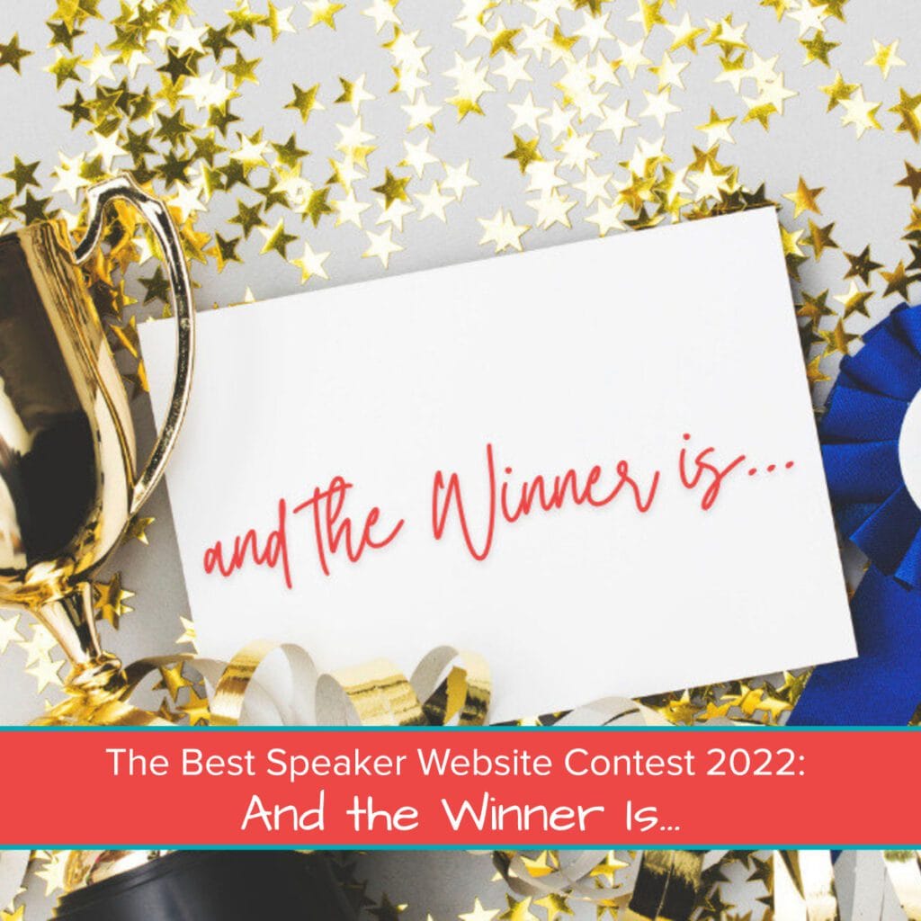 The Best Speaker site Contest 2022 And the Winner Is... Jane Atkinson