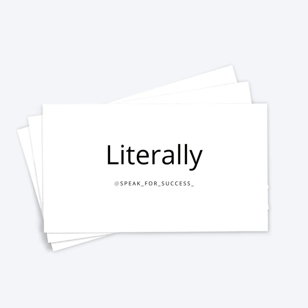 5 Crutch Words To Cut From Your Vocabulary Speak for Success