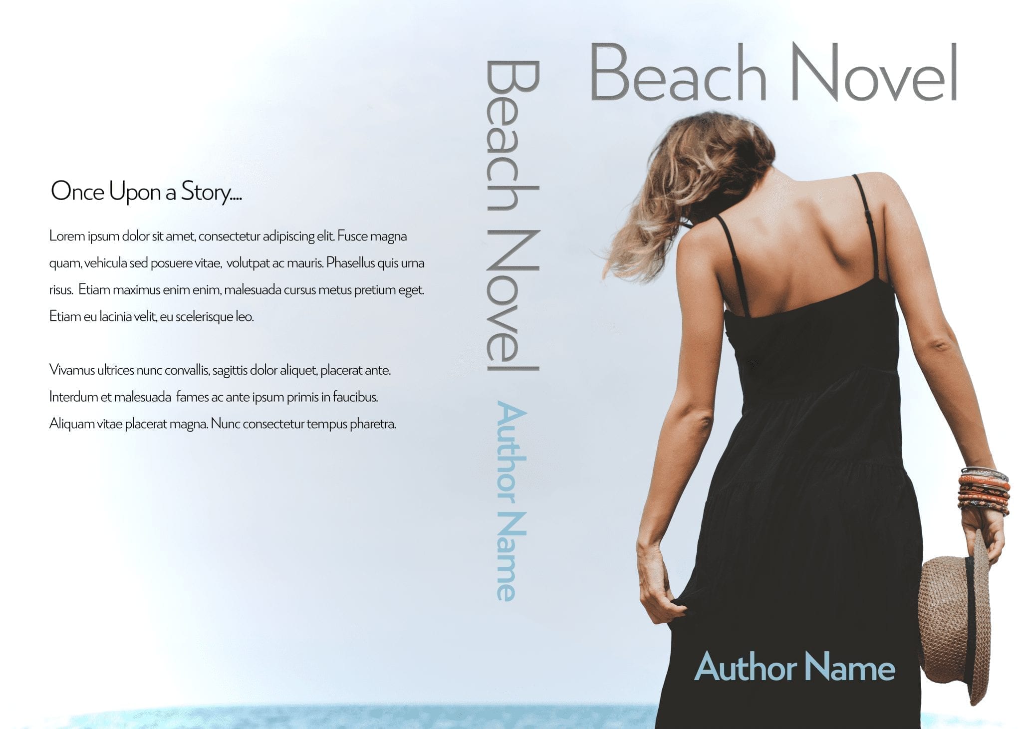 Beach Novel speaking in vector