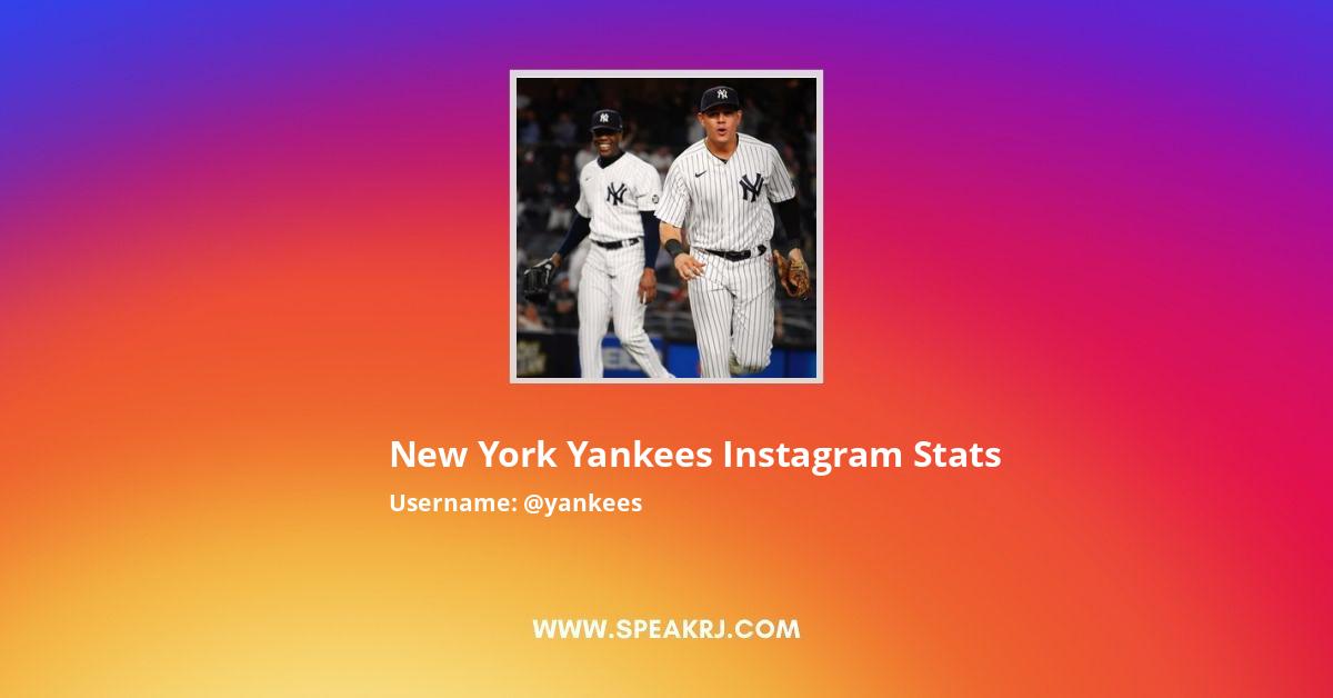 New York Yankees Instagram Followers Statistics / Analytics SPEAKRJ Stats