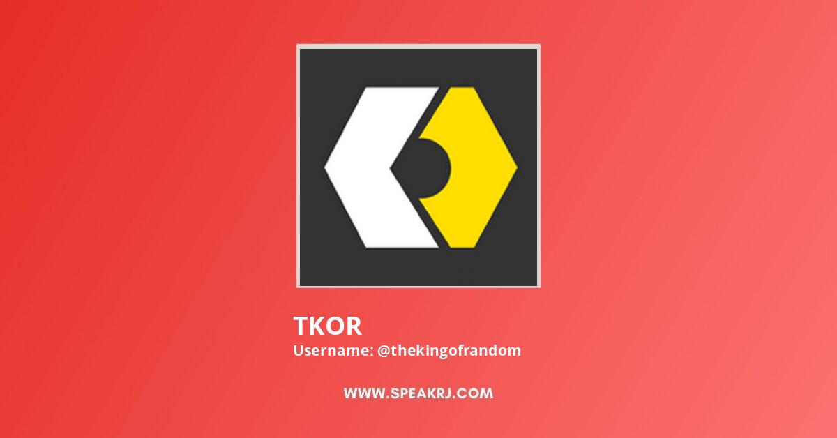 TKOR YouTube Channel Statistics / Analytics SPEAKRJ Stats
