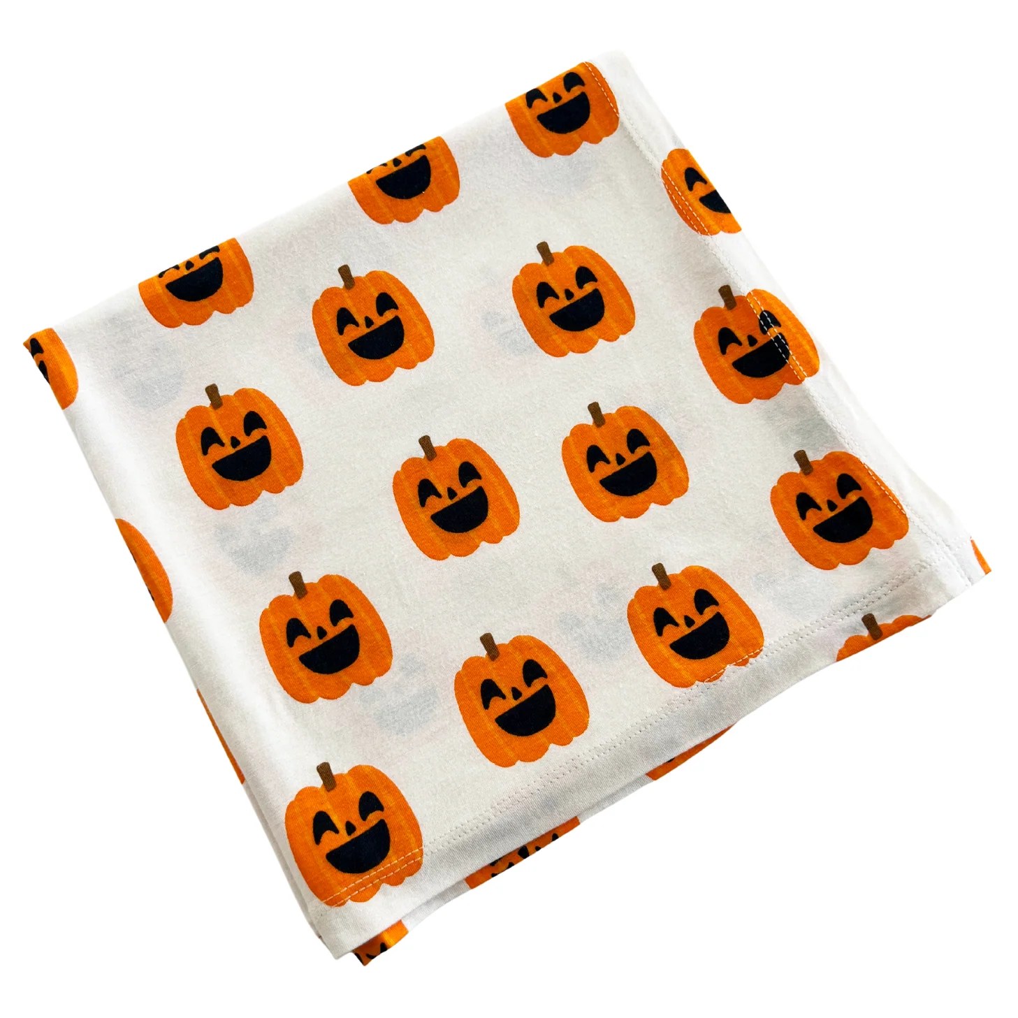 Stretch Swaddle Blanket, JackOLantern SpearmintLOVE