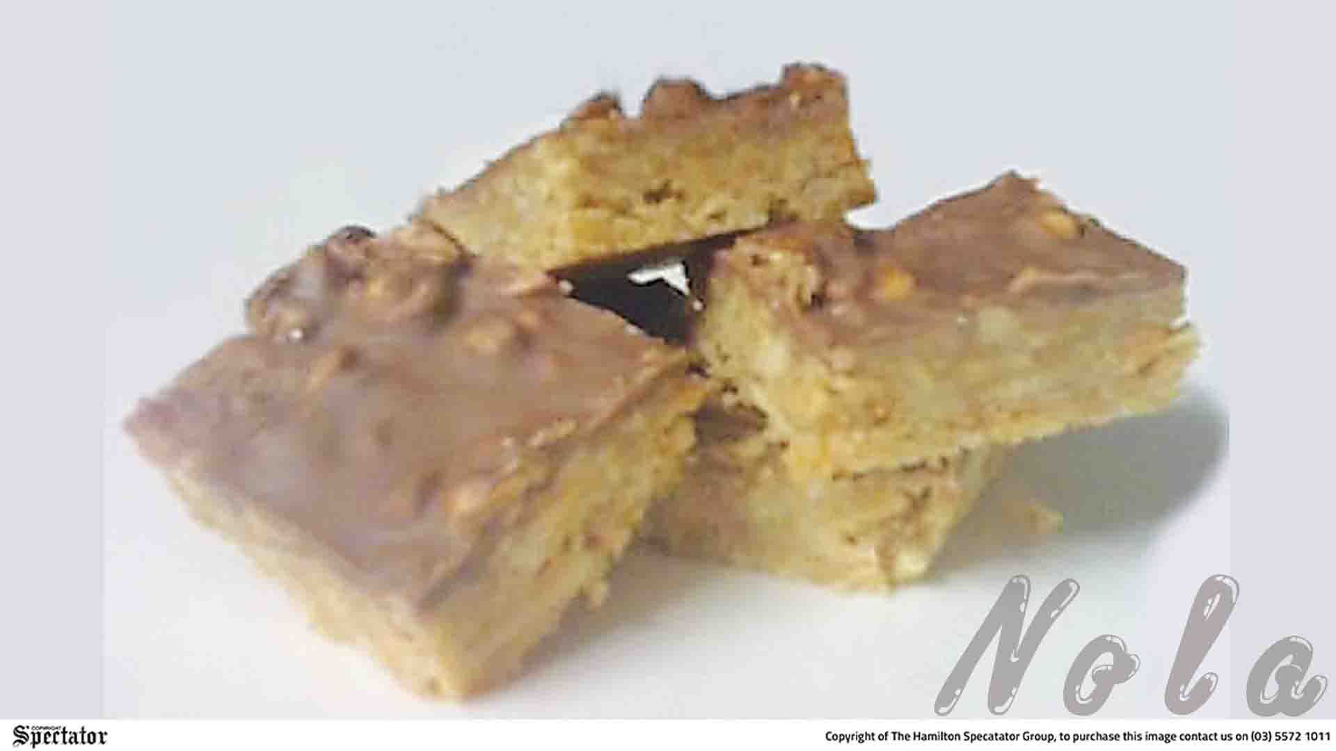 Nana Nola's Oldtime Recipe of the Week Chocolate Hazelnut Slice