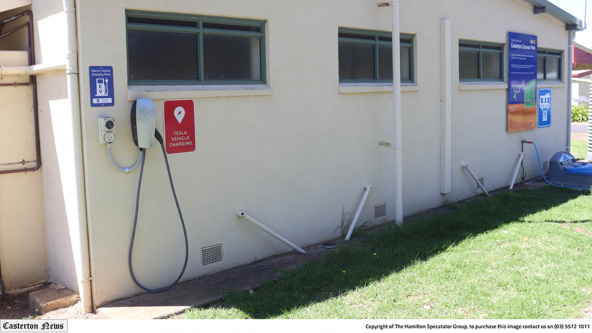 Local support for vehicle charging stations in Casterton but not on the main street