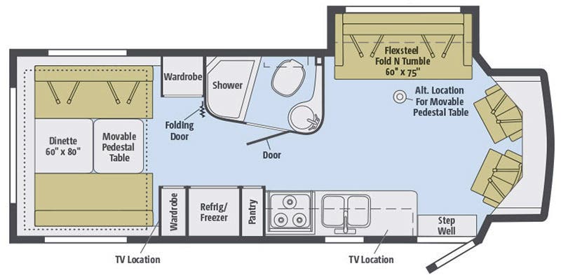 Full Specs for 2016 Winnebago Aspect 27D RVs