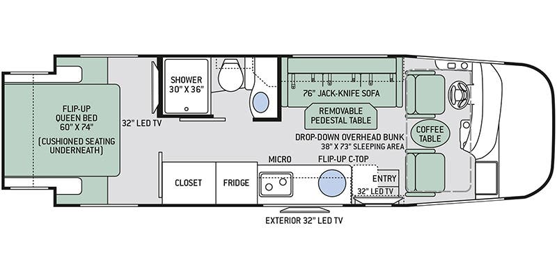 2018 Thor Motor Coach Axis 25.2 Class A