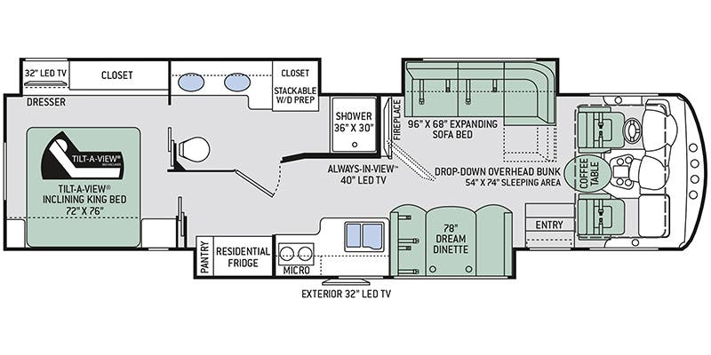 Full Specs for 2018 Thor Motor Coach Challenger 37YT RVs