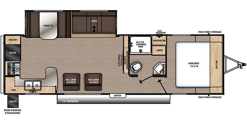 2021 Coachmen Catalina Legacy Edition (Travel Trailer) Floorplans Gauthiers RV Center