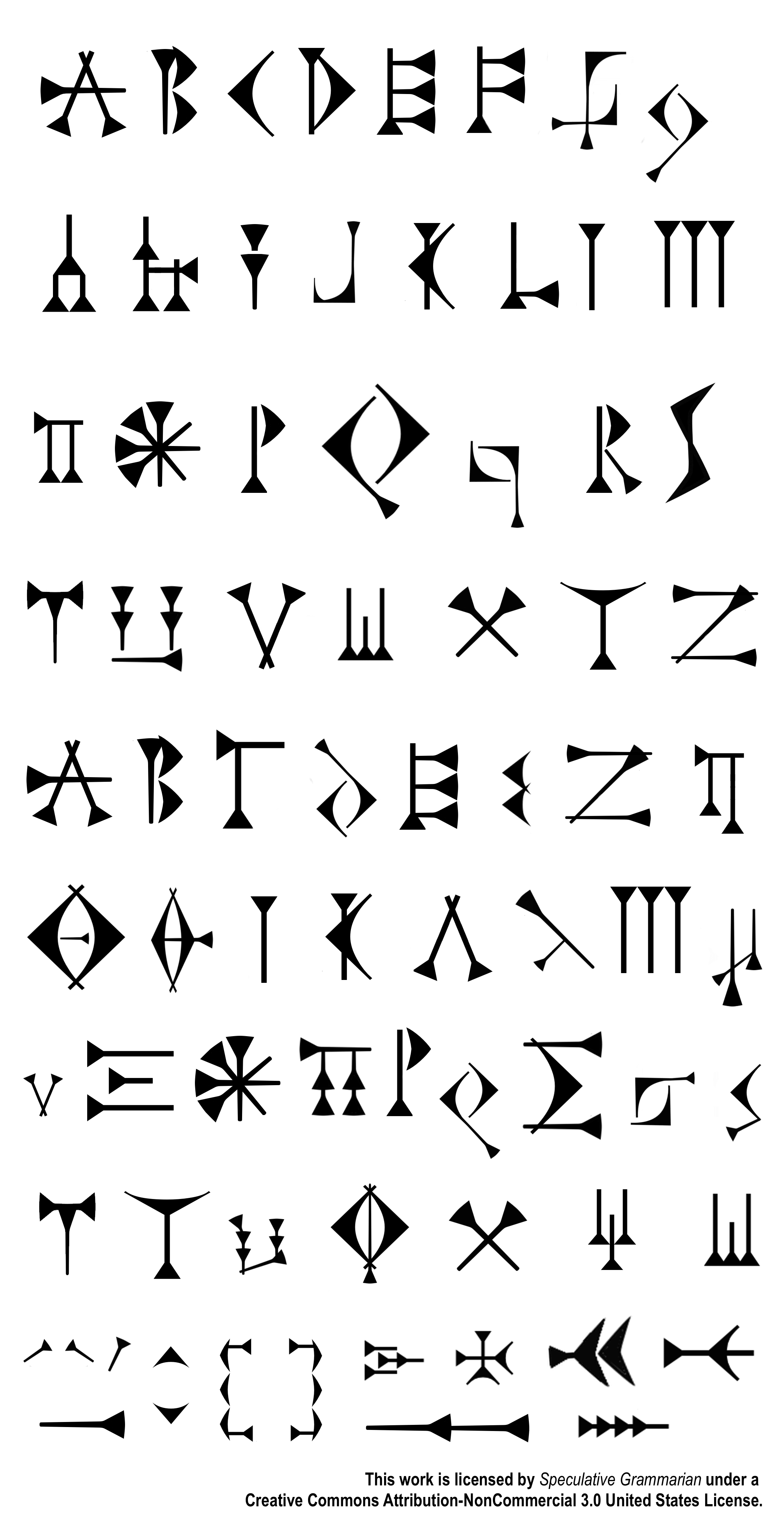 SpecGram—Anglomorphic Cuneiform and Puzzle Solution—Trey Jones
