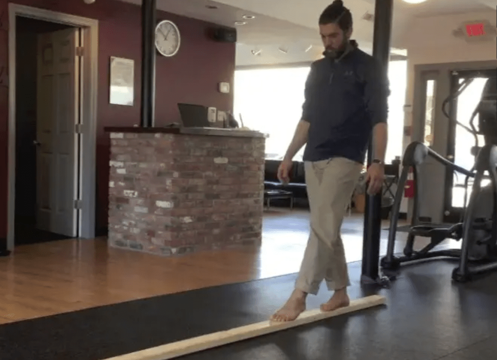 Exercise of the Week Improving Ankle Mobility Balance Beam Drills