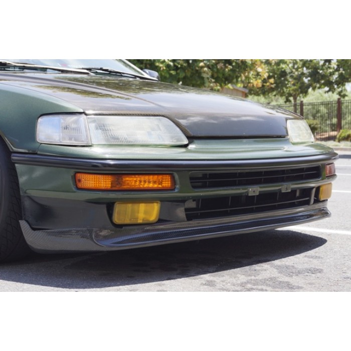 CARBON FIBER FRONT LIP fits 8891 CRX JS RACING