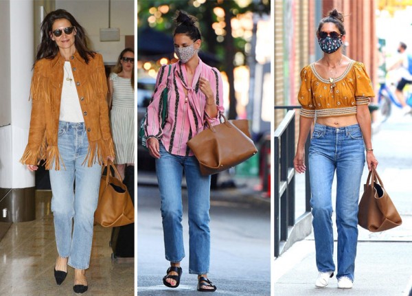 katie holmes 2023 Katie Holmes Is Obsessed With This Bag - Spécial Madame Figaro Arabia