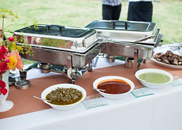 Stainless Steel Chafing Dishes Oval, Rectangle, Soup Marmite