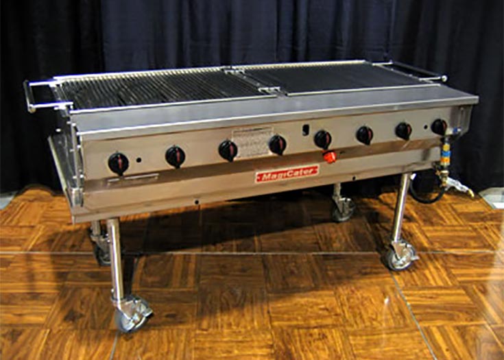 Propane Or Gas Grill Rental Rotisserie Top Available