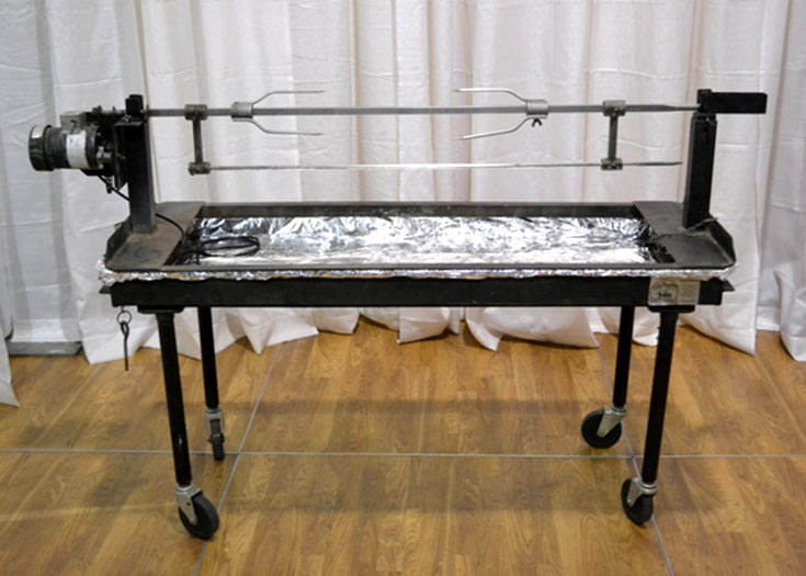 Propane Or Gas Grill Rental Rotisserie Top Available