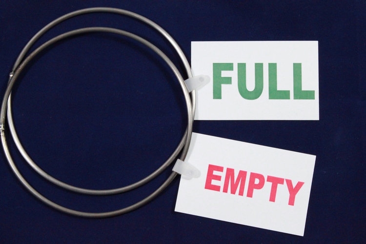 5" Ring With EMPTY/FULL Tag