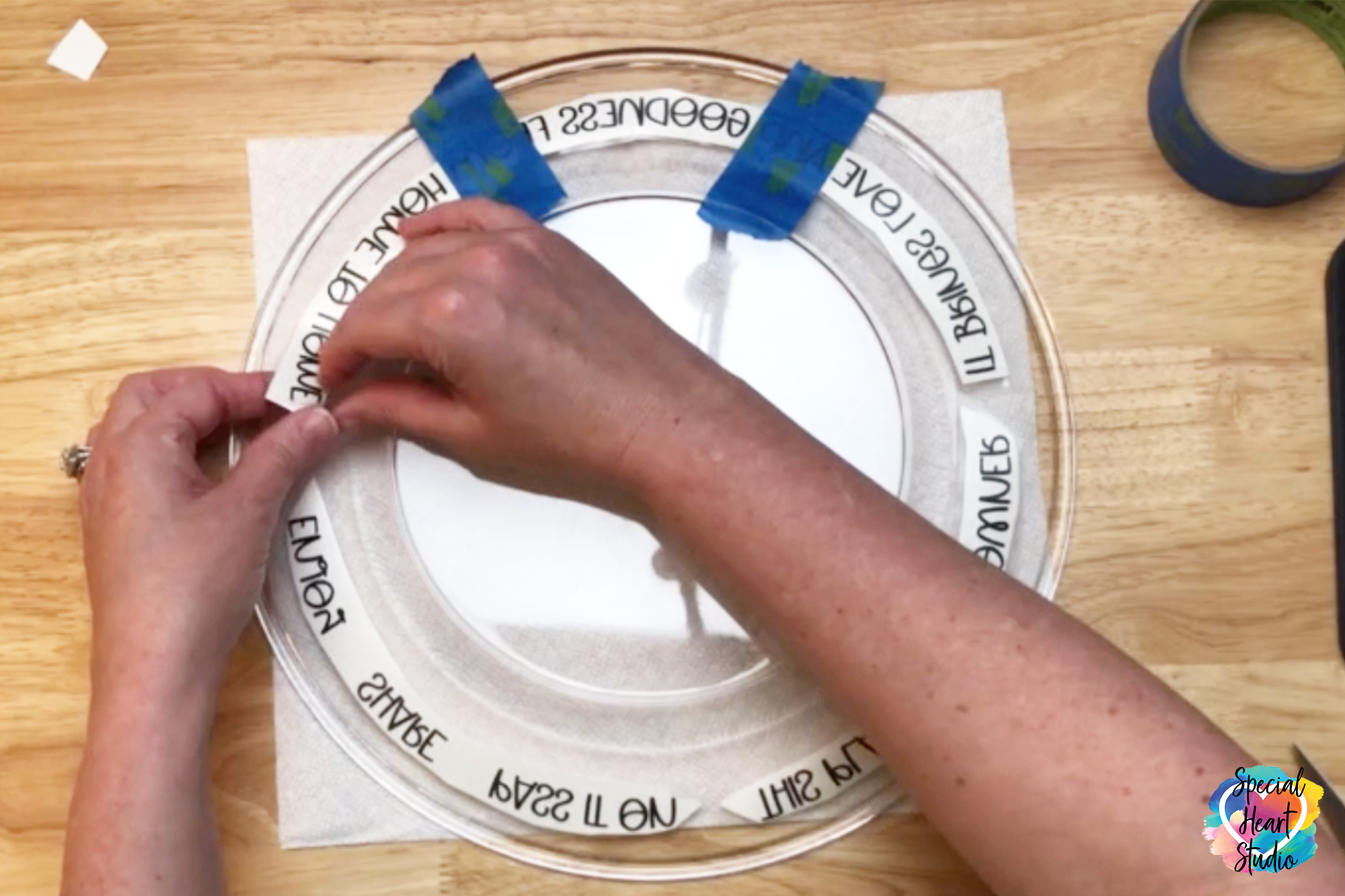 How To Make A Food Safe Giving Plate Special Heart Studio