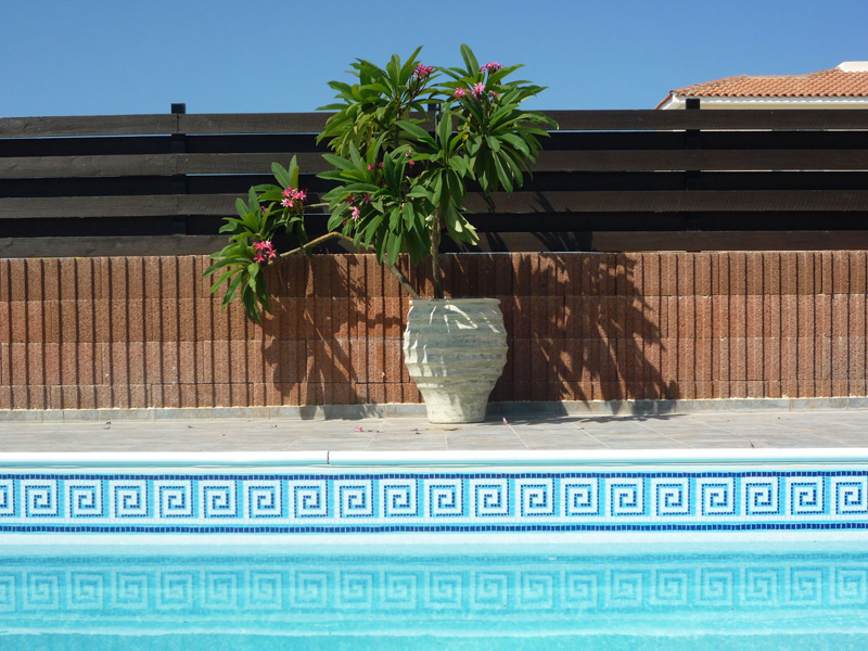 Swimming Pool Borders, DIY self adhesive for stained water line