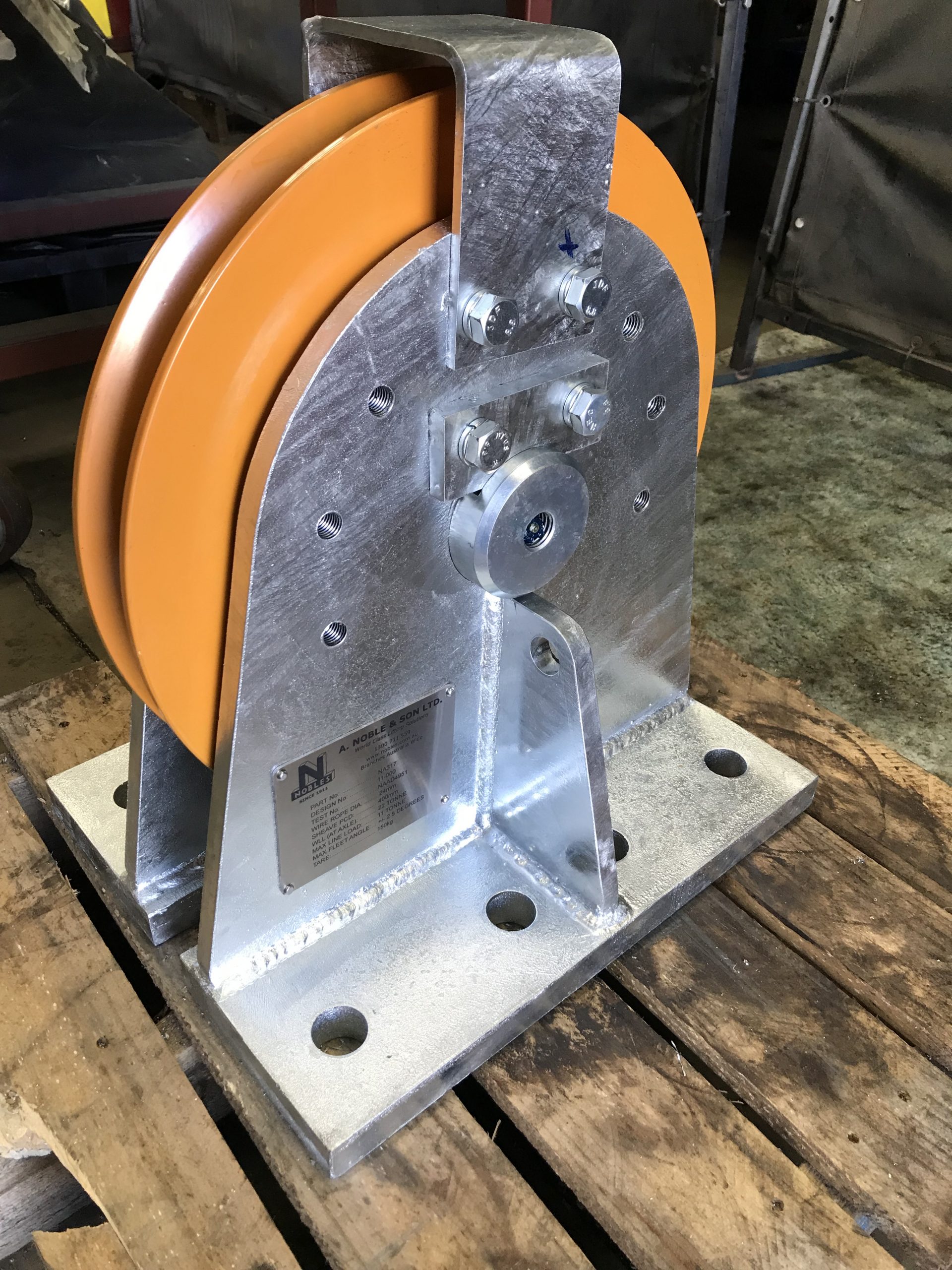 Heavy 650 Tonne Sheave Block Systems Heavy 650 Tonne Sheave Block System SMC