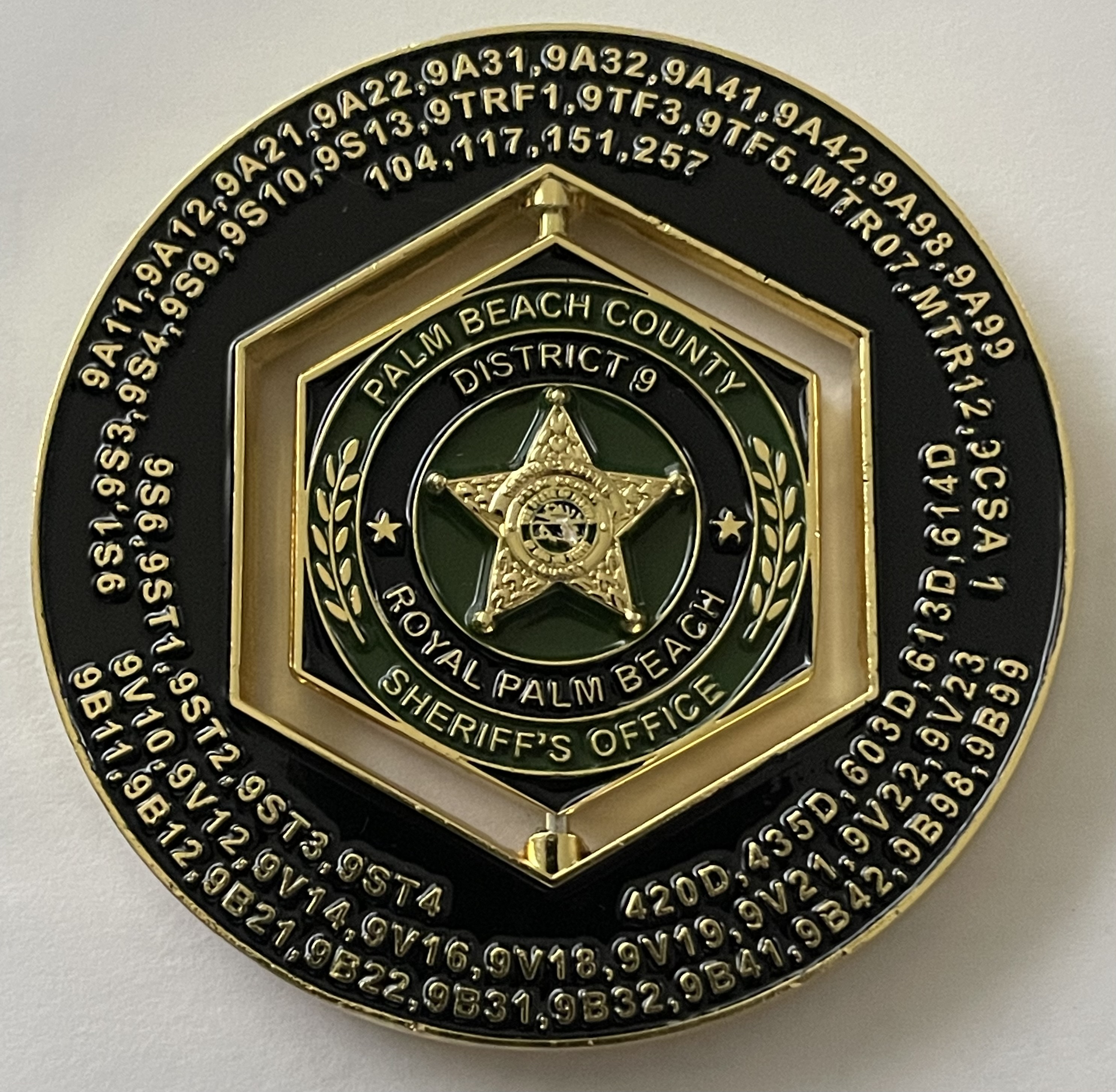 PBSO D9 Coin Gold - Specialized Design Concepts