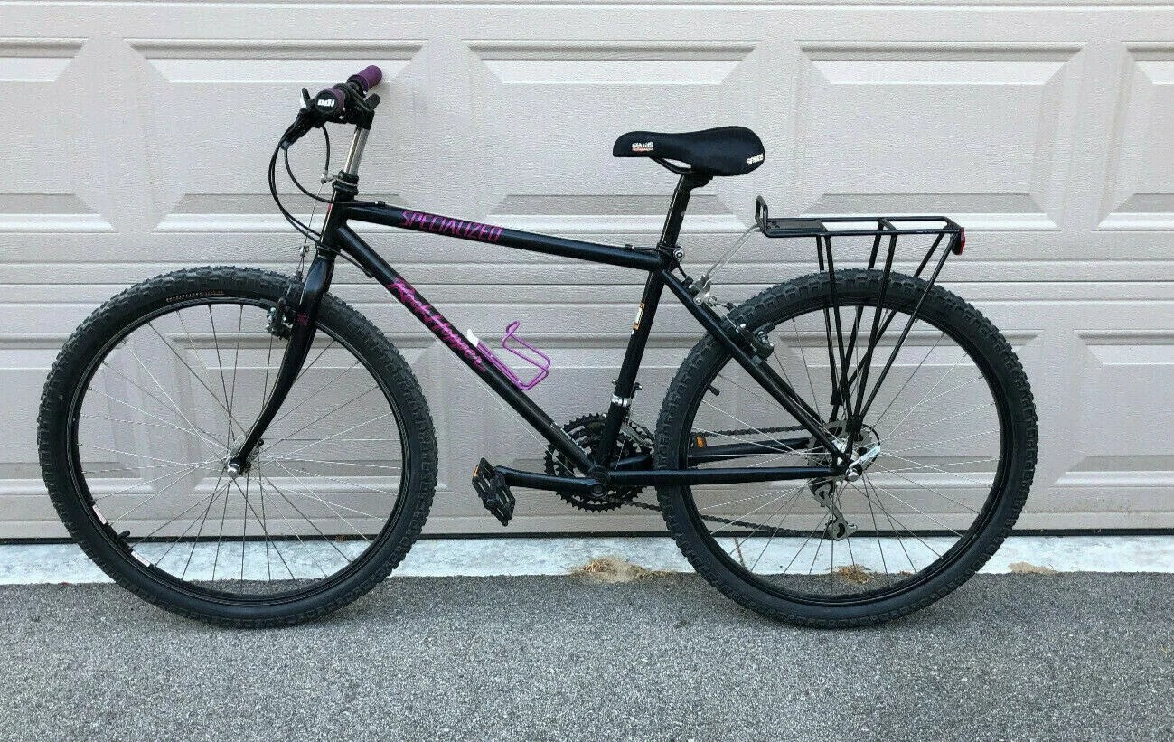 Specialized Rockhopper Mountain Bike 1990 Black & Purple Excellent