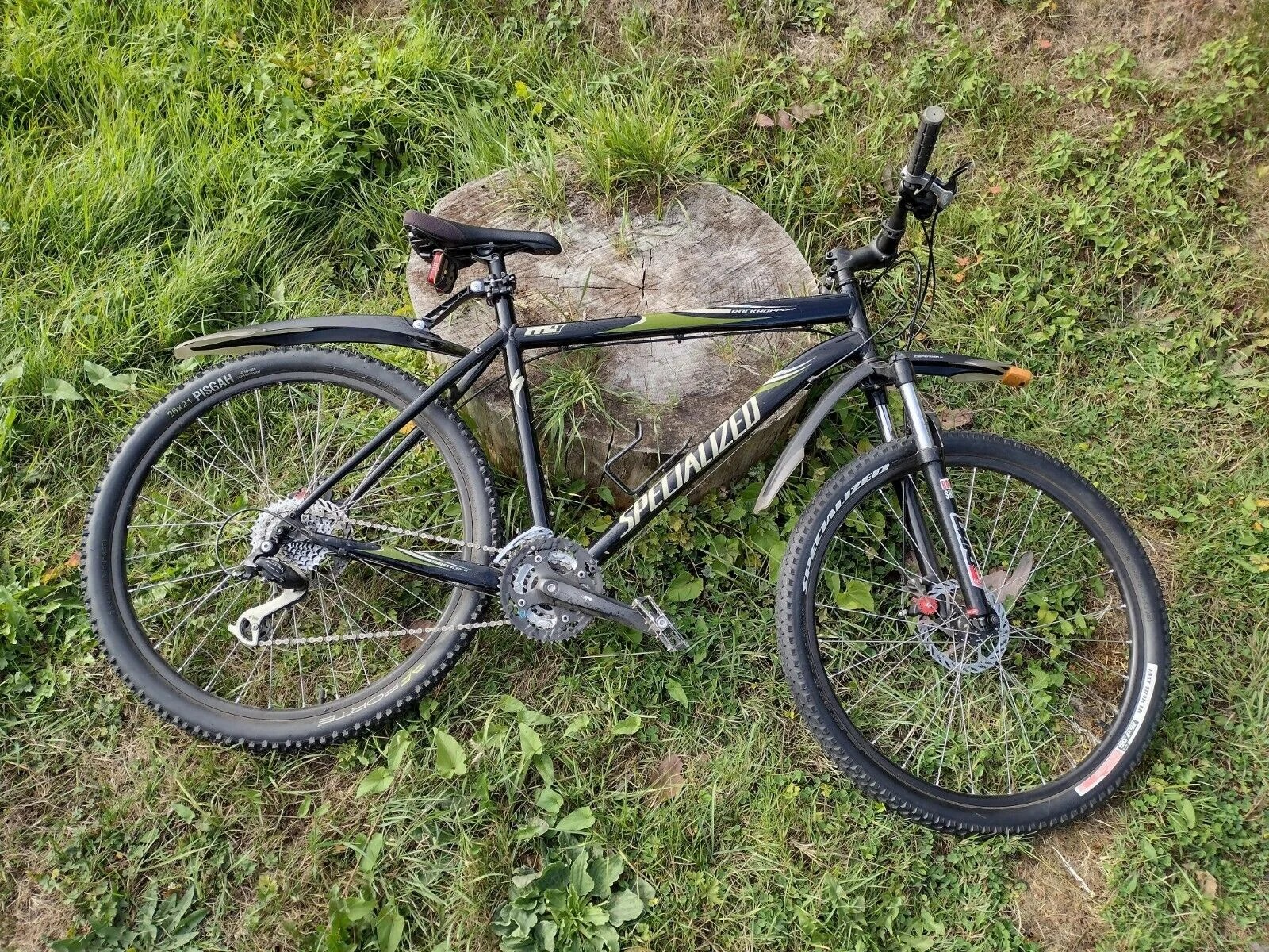 2009 Specialized M4 Rockhopper Mountain Bike Green 8 speed 26