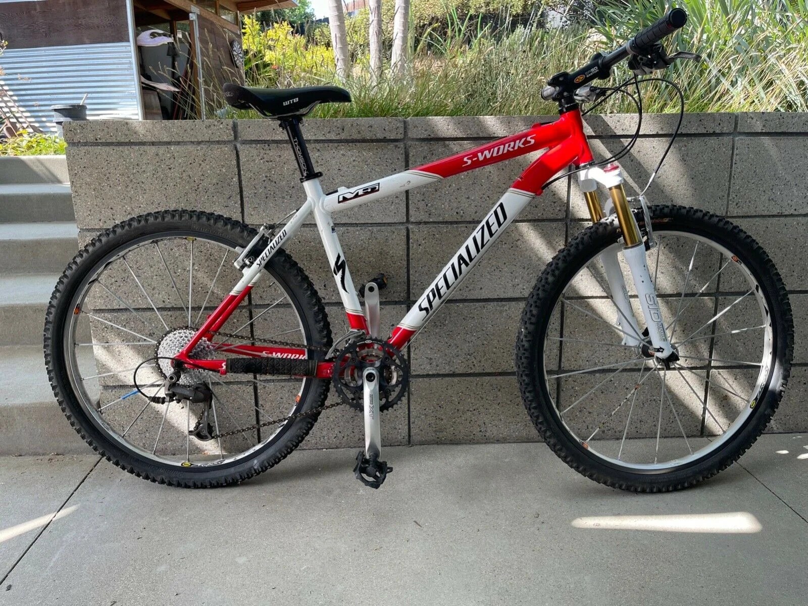 2002 specialized s works M 5 mountain bike hardtail 18″ excellent