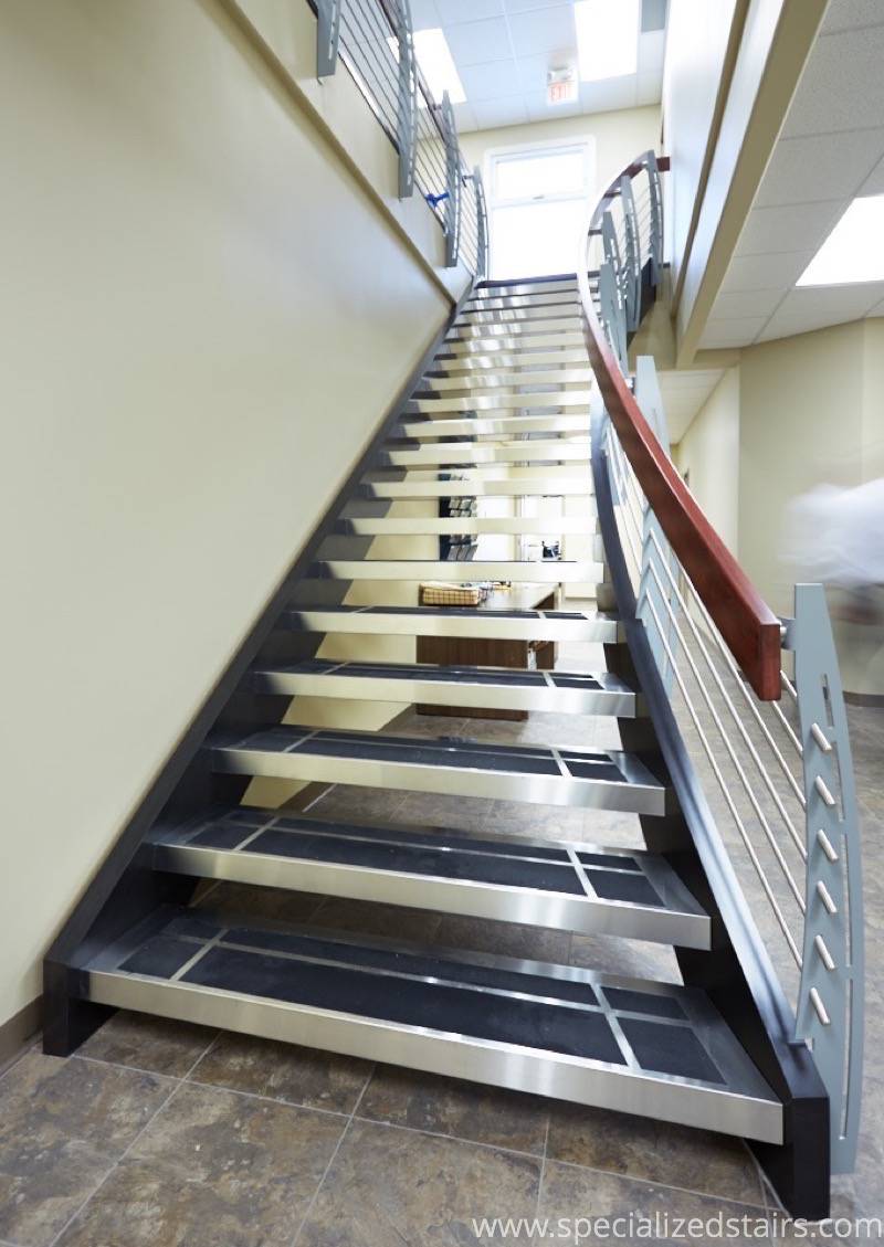 Stainless Clad Treads Specialized Stair & Rail