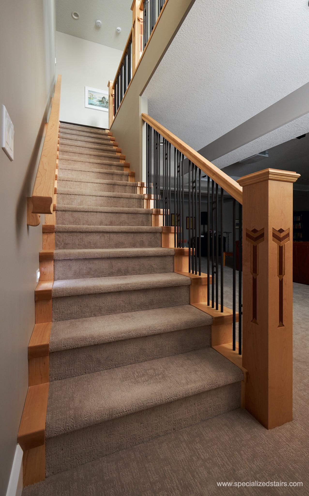 Custom craftsman railing design Specialized Stair & Rail