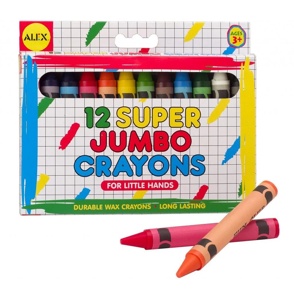 Super Jumbo Crayons (set of 12) Special Needs Essentials