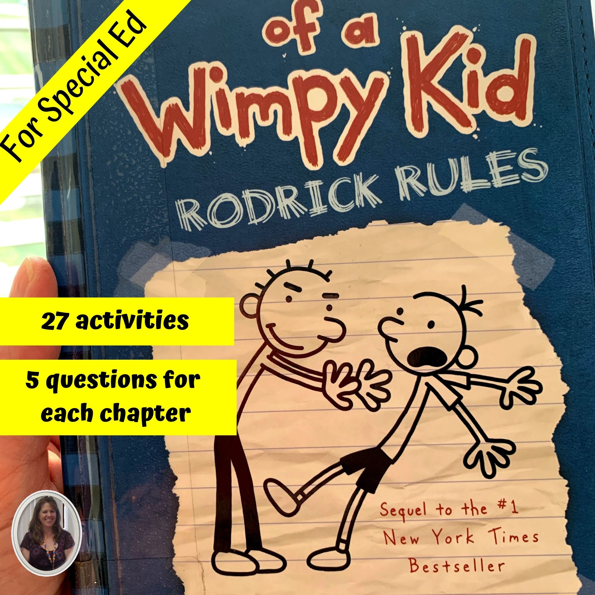 Rodrick Rules Diary of a Wimpy Kid 2 Novel Study for Special Ed