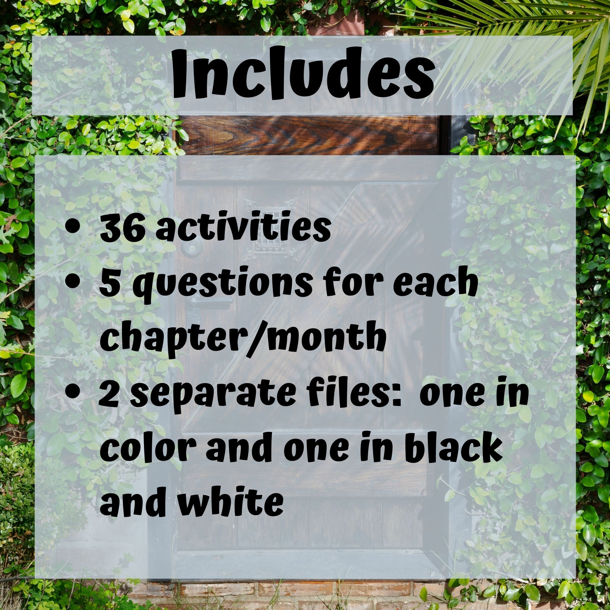 The Secret Garden Novel Study for Special Education with comprehension