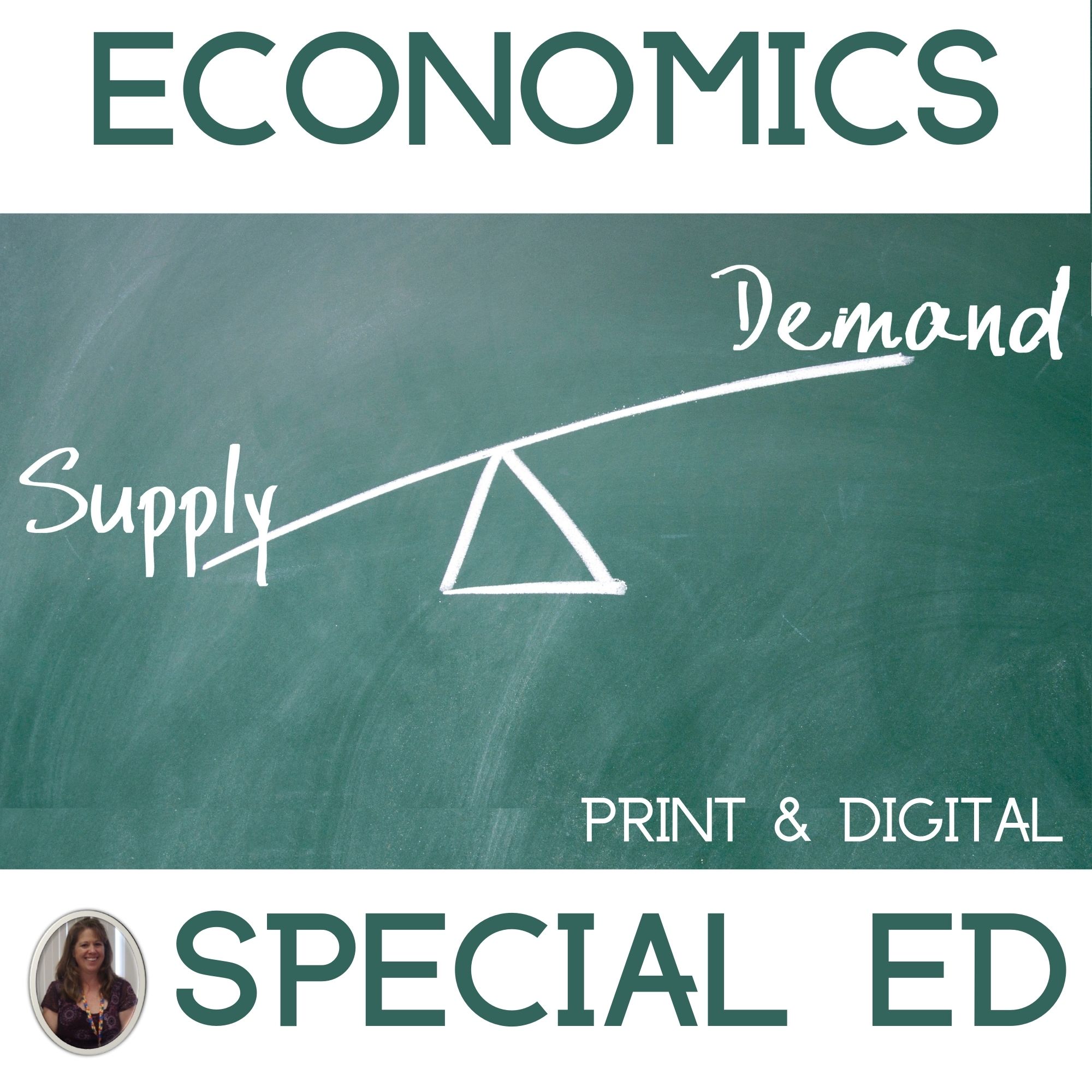 Supply and Demand Economics Unit for Special Education Print and