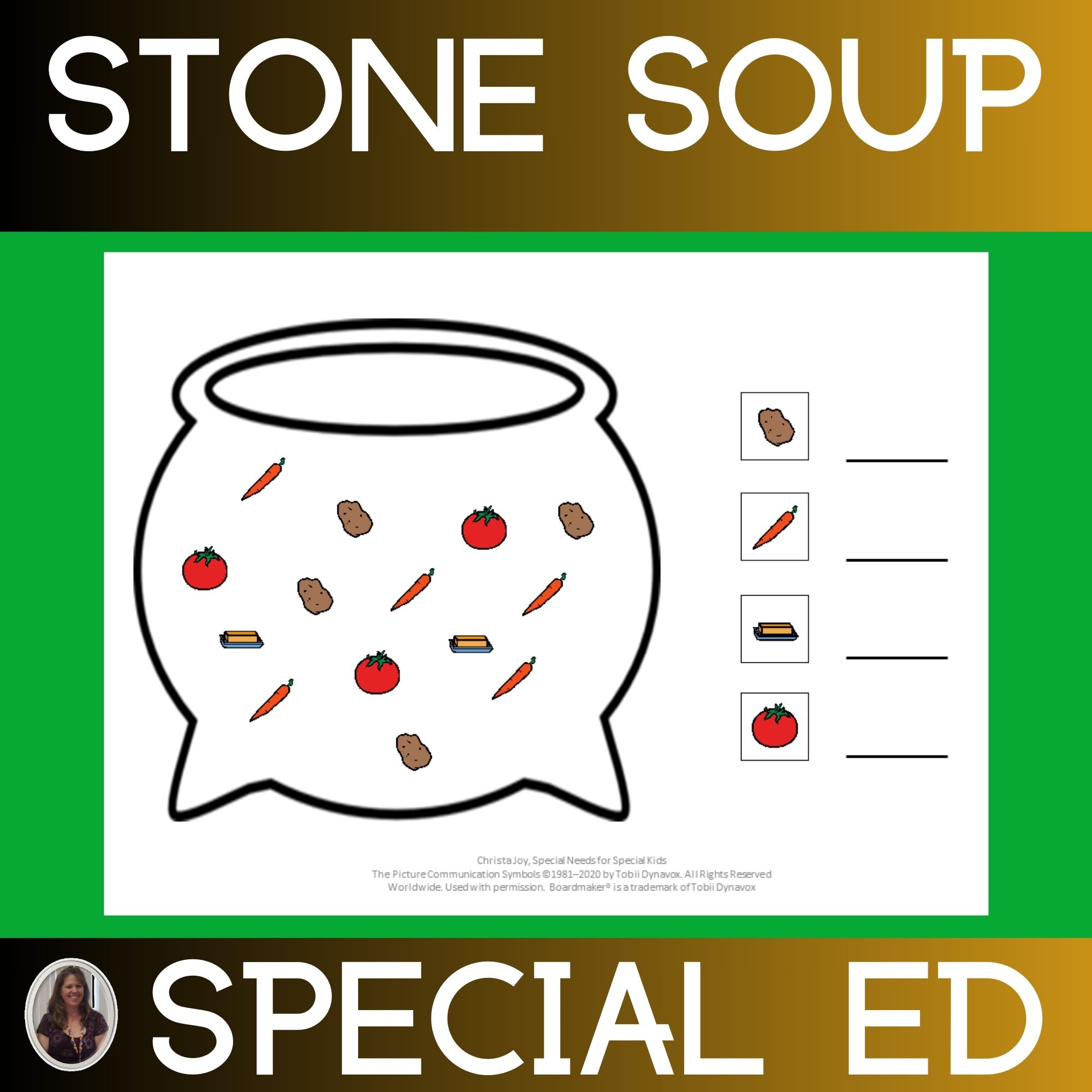 Stone Soup Unit for Special Education PRINT AND DIGITAL • Special Needs for Special Kids Stone Soup Unit for Special Education PRINT AND DIGITAL • Special Needs for Special Kids