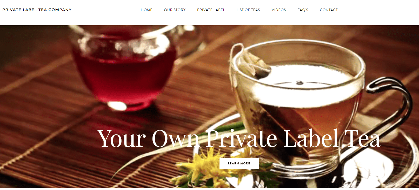 Private label tea COMPANY Private Label Tea Service Special Tea Company