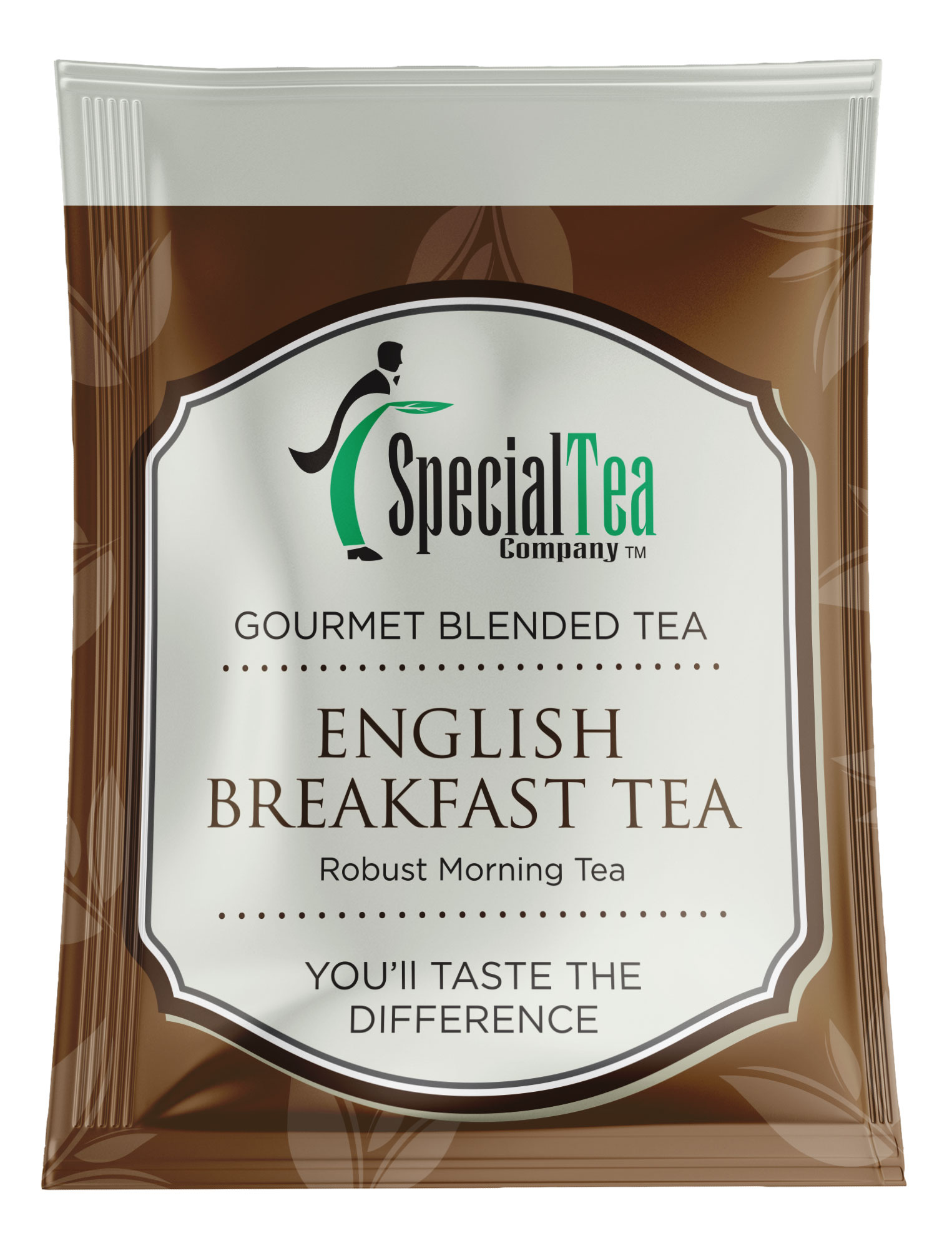 English Breakfast Black Tea Foil Wrapped Tea Bags for Food Service