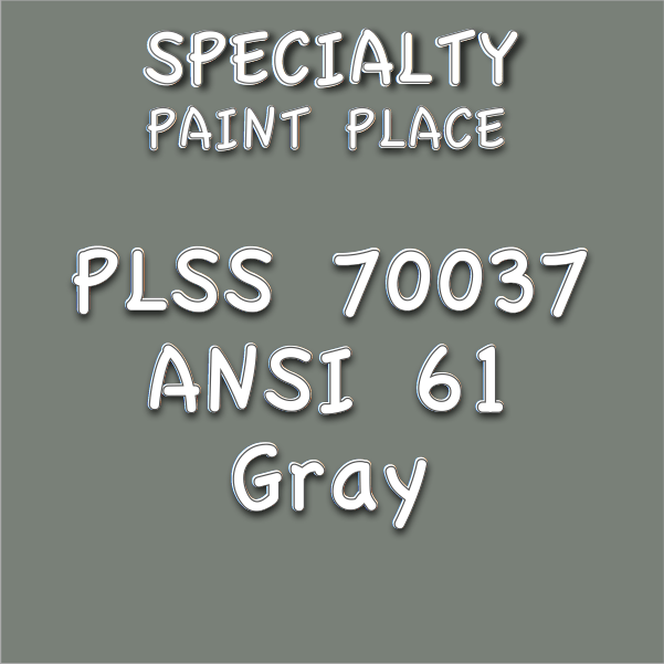 PLSS70037 ANSI 61 Grey IFS Touchup Paint Gallon Can