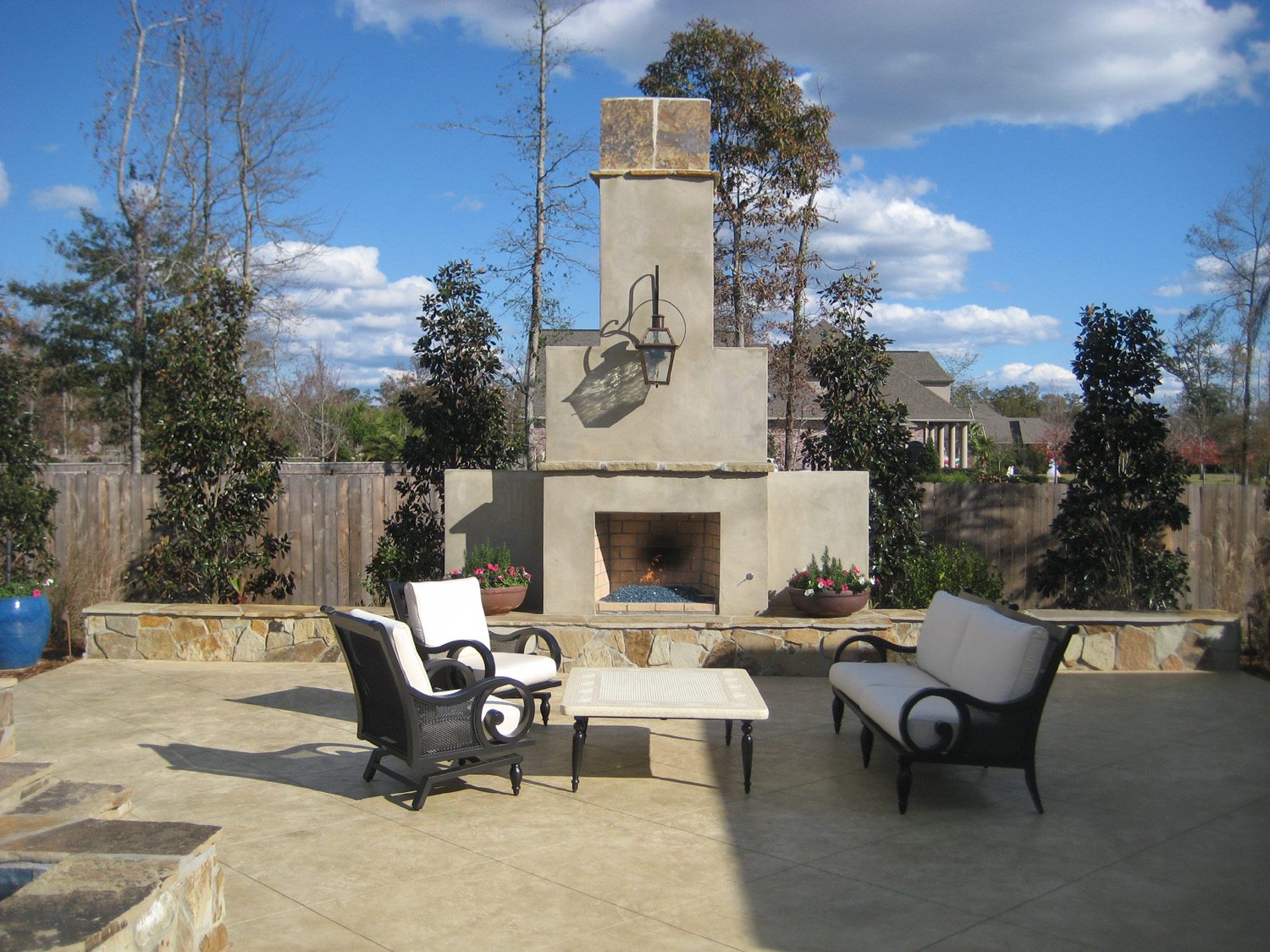 cole_fireplace Swimming pool contractor New Orleans, Louisiana