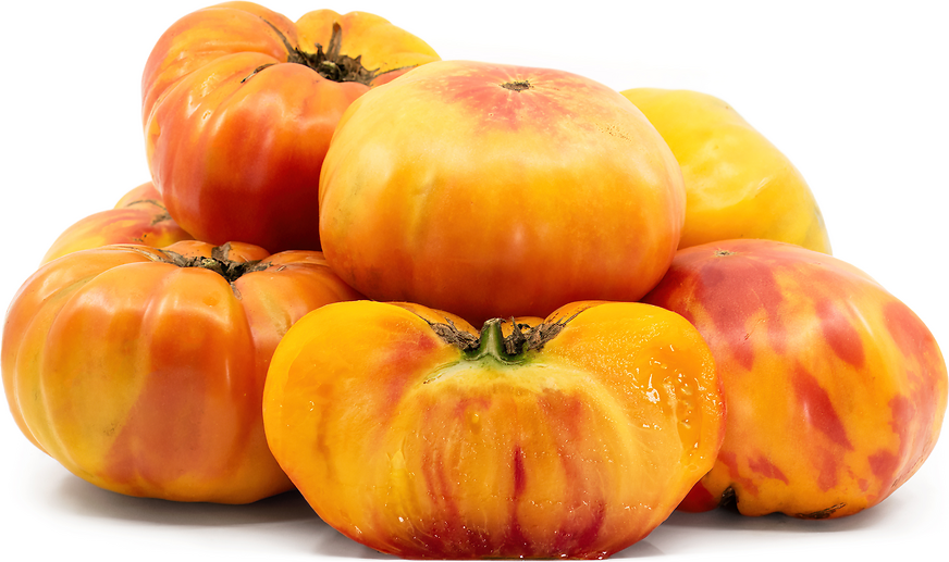 Marvel Stripe Heirloom Tomatoes Information, Recipes and Facts