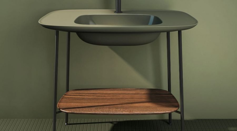 Stunning midcentury colours added to Plural bathroom collection