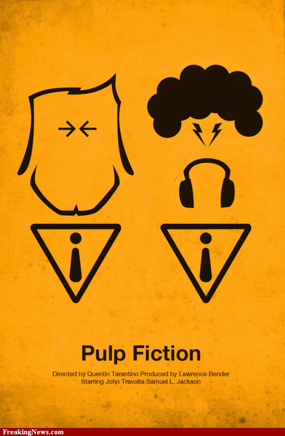 40 Creative Pictogram Recreations of Popular Movie Posters