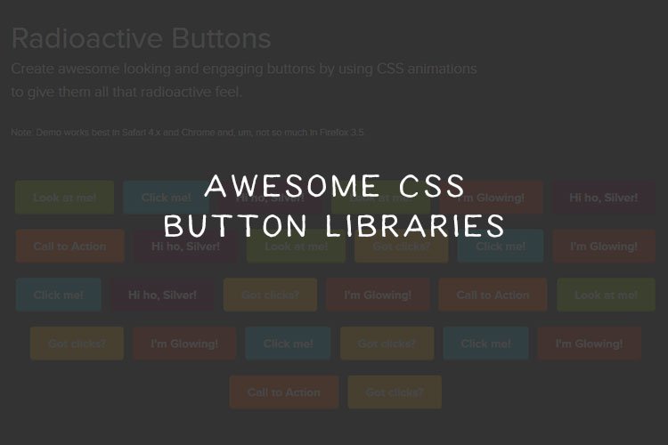 10 Awesome CSS Button Libraries & Collections