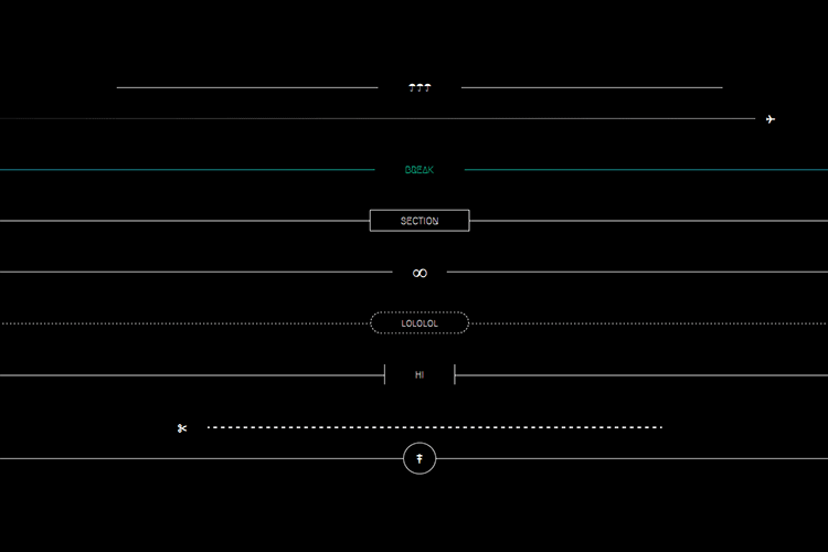 8 Horizontal Rules and Dividers Enhanced with CSS Twinybots